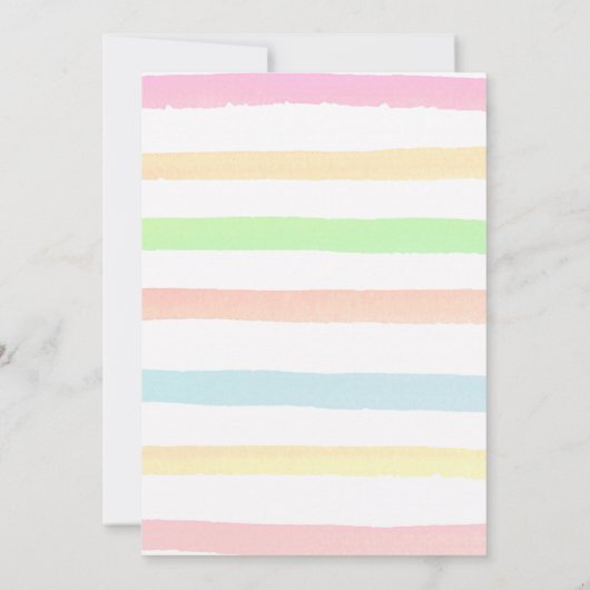 Tutti Frutti Party Einladung - Einladung Obst (Rückseite)