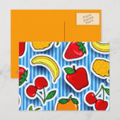Tutti frutti, Postkarte (Vorne/Hinten)