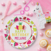 Tutti Frutti Tropical Fruit Geburtstagsparty Pappteller (Party)