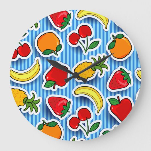Tutti frutti, Wanduhr (Vorderseite)