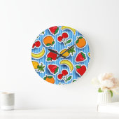 Tutti frutti, Wanduhr (Zuhause)