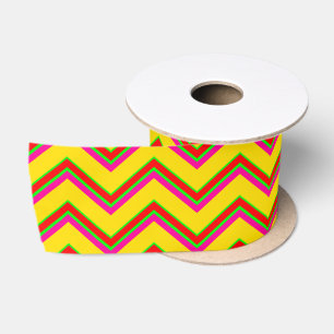 Tutti-Frutti Zickzack 1-SATIN RIBBON SPOOL Satinband