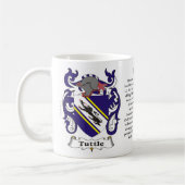 Tuttle Familien-Wappen Tasse (Links)