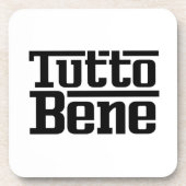 Tutto Bene Getränkeuntersetzer (Vorderseite)