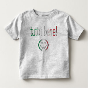 Tutto Bene! Italien-Flaggen-Farben Kleinkind T-shirt