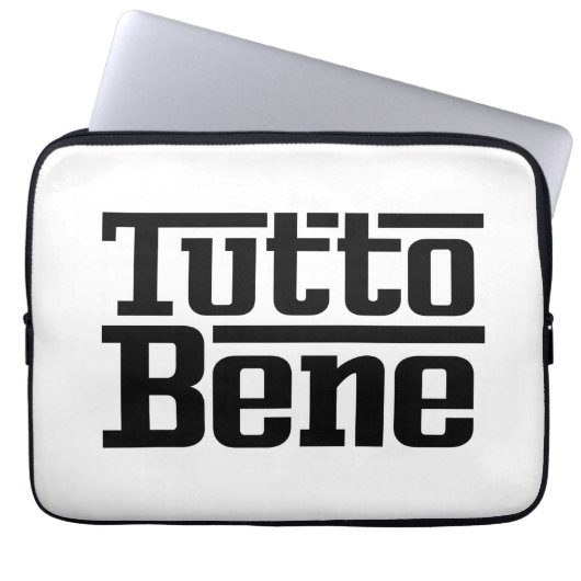 Tutto Bene Laptopschutzhülle (Vorderseite)