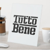 Tutto Bene Sockelschild (In Situ)