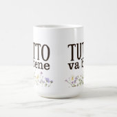 Tutto Va Bene (con fiori) Kaffeetasse (Mittel)