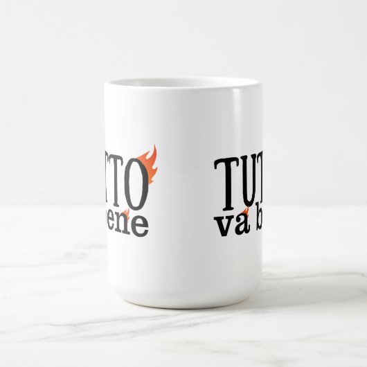 Tutto Va Bene (Fuoco) Kaffeetasse (Mittel)