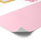 Tutu Ballerina Baby Dusche Foto Prop Frame Poster (Ecke)