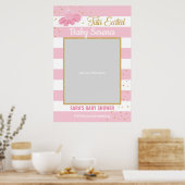 Tutu Ballerina Baby Dusche Foto Prop Frame Poster (Küche)