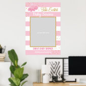 Tutu Ballerina Baby Dusche Foto Prop Frame Poster (Heimbüro)