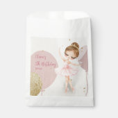 Tutu Ballerina Balletttänzerin Mädchen 5. Geburtst Geschenktütchen (Vorderseite)