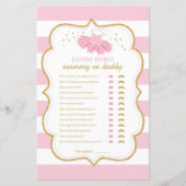 Tutu Ballerina raten, wer Mama oder Papa-Spiel (Vorderseite)