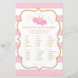 Tutu Ballerina, was in Ihrem Geldbeutel-Baby-Spiel