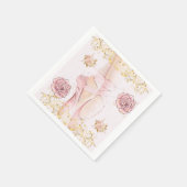 Tutu Ballerina zum Thema Serviette (Ecke)