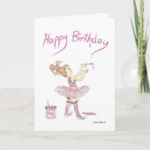 Tutu Birthday Card Karte (Vorderseite)