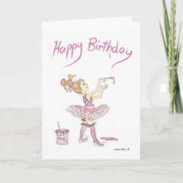 Tutu Birthday Card Karte