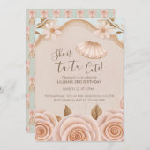 Tutu Cute Ballet Girls Second Birthday Invitation Einladung (Vorne/Hinten)