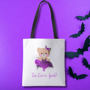 Tutu Cute to Spook! Teddy Bär Hexen Ballerina  Tasche