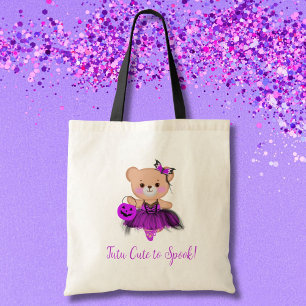 Tutu Cute to Spook! Teddy Bär Hexen Ballerina  Tragetasche