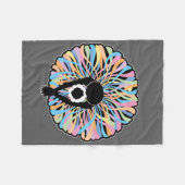 Tutu Elegant (Ballet Dancer) Fleecedecke (Vorderseite (Horizontal))