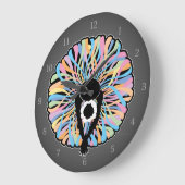 Tutu Elegant (Ballet Dancer) Große Wanduhr (Winkel)