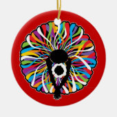 Tutu Elegant (Ballet Dancer) Keramik Ornament (Vorne)