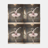 "Tutu-fantastisch! Gibbon's strampelhafte Pirouett Fleecedecke (Vorderseite)
