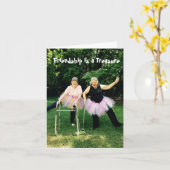 Tutu Freundschaftskarten für Frauen Karte (Gelbe Blume)