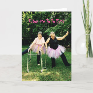 Tutu Freundschaftskarten Karte