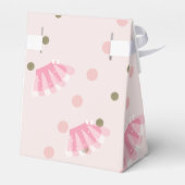Tutu Girls Geburtstag macht zwei Glitzer rosa Geschenkschachtel (Rückseite)