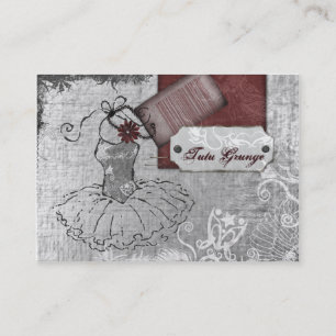 Tutu Grunge Chubby Business Cards Visitenkarte
