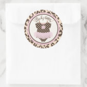 Tutu Jumper Animal Print Baby Shooting Label Runder Aufkleber (Tasche)