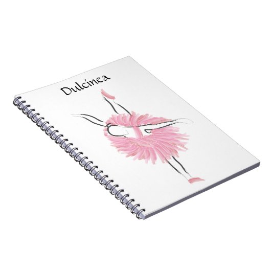 Tutu Liebe Ballerina Notebook Dulcinea Notizblock (Rechte Seite)