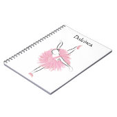 Tutu Liebe Ballerina Notebook Dulcinea Notizblock (Linke Seite)