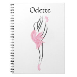 Tutu Liebe Ballerina Notebook Odette Notizblock