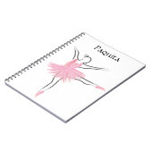Tutu Liebe Ballerina Notebook Paquita Notizblock (Linke Seite)