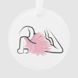 Tutu Liebe Viviana Acrylic Ballerina Ornament