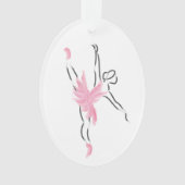 Tutu Love Giselle Ornament (Vorderseite)