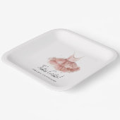 Tutu Niedlich Ballerina Ballet Pink Drehbuch Gebur Pappteller (Gewinkelt)