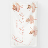 Tutu Niedlich Ballerina Birthday Banner (Vertikal)