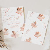 Tutu Niedlich Ballerina Birthday Einladung