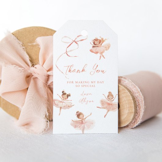 Tutu Niedlich Ballerina Birthday Geschenkanhänger