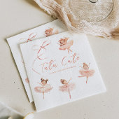 Tutu Niedlich Ballerina Birthday Serviette