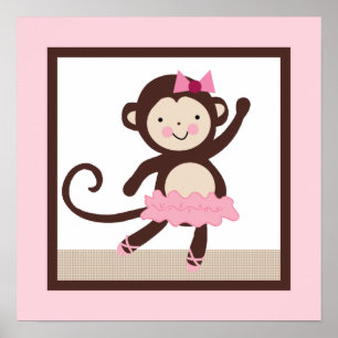 Tutu Niedlich/Ballerina Monkey Giro del Malcantone Poster
