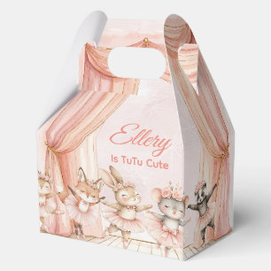 🦊 🐰 "TuTu Niedlich" Ballerina Party Box Geschenkschachtel