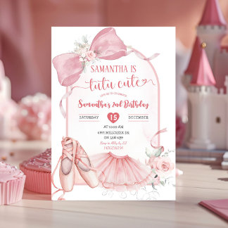 Tutu Niedlich Ballerina Pink Coquette Zweiter Gebu Einladung