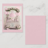 Tutu Niedlich Ballet Pink Ballerina Thema für Mädc Mitteilungskarte (Vorne/Hinten)