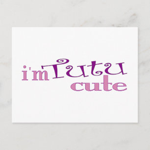 Tutu Niedlich (Ballett) Postkarte